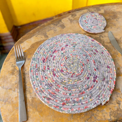 Scrappy Spiral Mats Pattern - PDF
