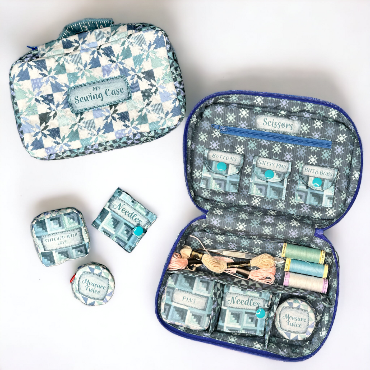 The Sewing Case – Patchwork Sewing Kit