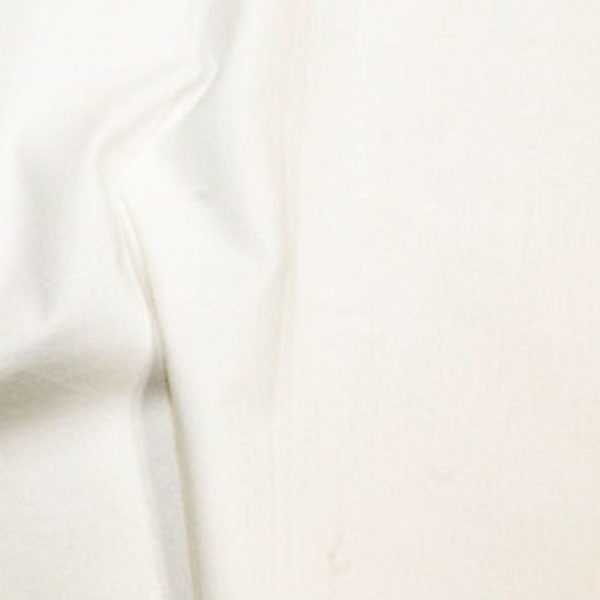 Rose And Hubble Plain Cotton Fabric - Ivory 0.5m