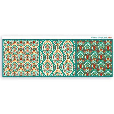 Ikat Chic Canvas Fabric Panel