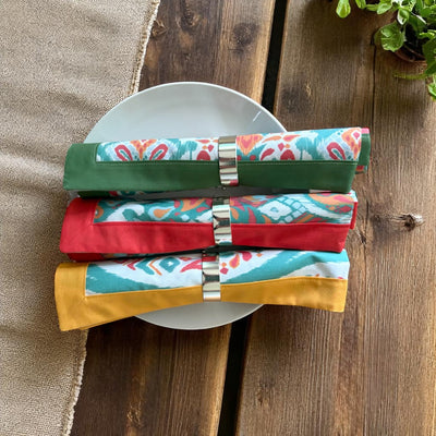 Ikat Chic Canvas Fabric Panel