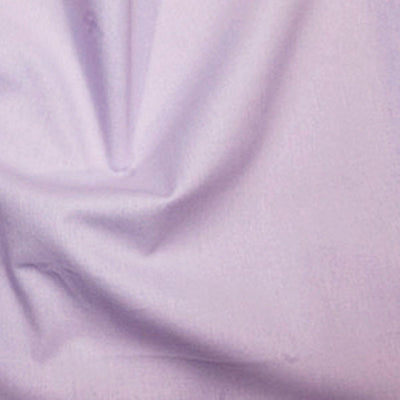 Rose And Hubble Plain Cotton Fabric - Light Lilac 0.5m