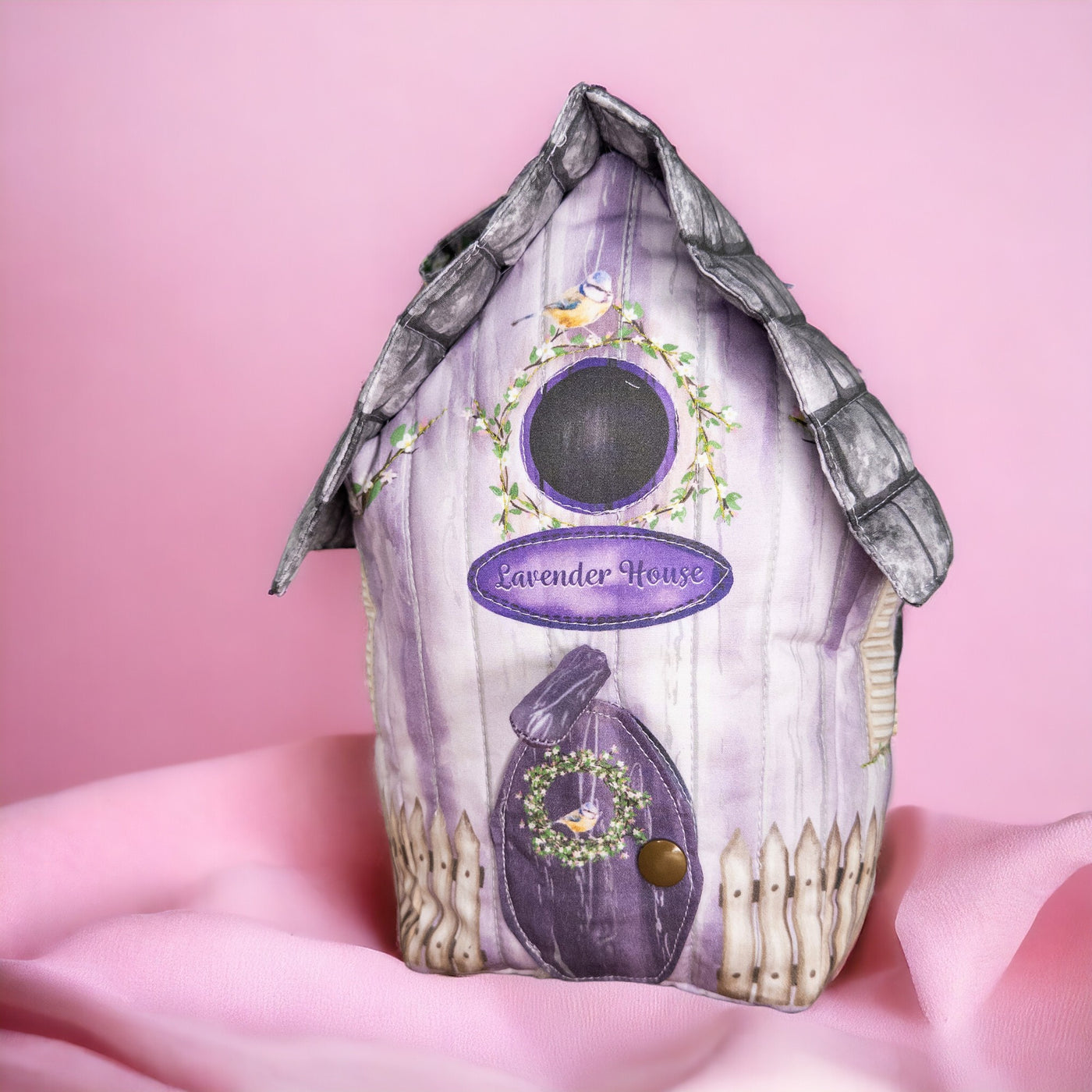 The Birdhouse Doorstop - Lavender House Sewing Kit