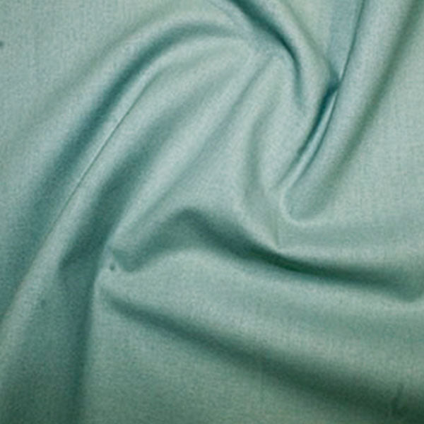 Rose And Hubble Plain Cotton Fabric - Misty Blue 0.5m