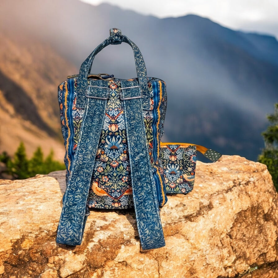 blue velvet mini backpack The Velvet Mini Backpack Set