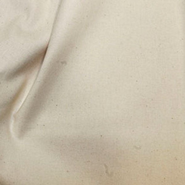 Rose And Hubble Plain Cotton Fabric - Natural Seeded 0.5m