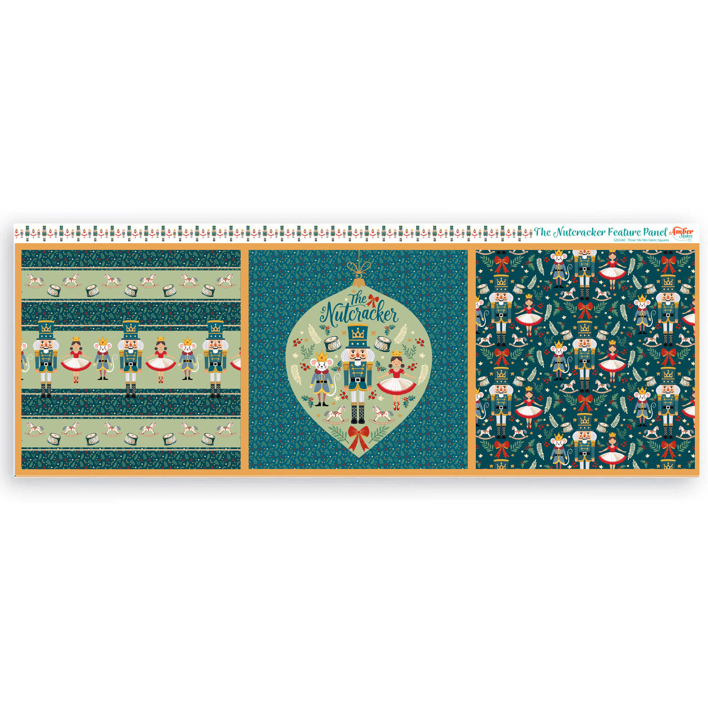 The Nutcracker Canvas Fabric Panel