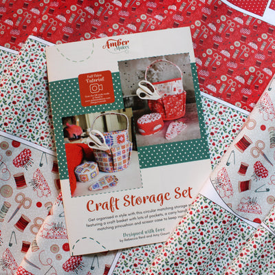 The Craft Storage Set - Redwork Sewing Kit