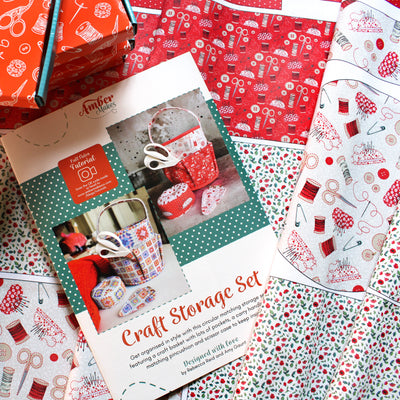 The Craft Storage Set - Redwork Sewing Kit