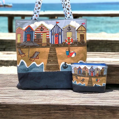 The Totally Tote - Beach Huts Sewing Kit