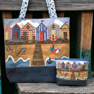 The Totally Tote - Beach Huts Sewing Kit