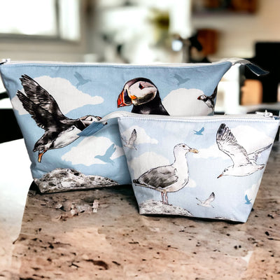 The Pretty Useful Pouch Set - Sea Birds Sewing Kit