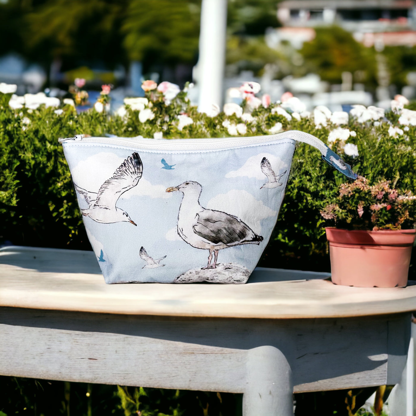The Pretty Useful Pouch Set - Sea Birds Sewing Kit