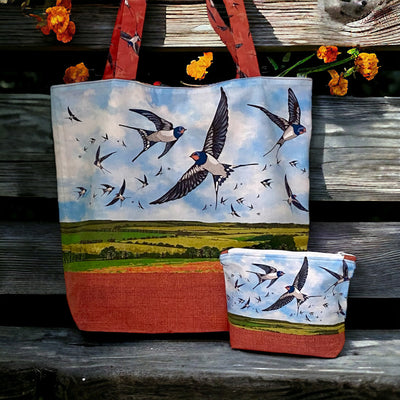 The Totally Tote - Swallows In The Sky Sewing Kit