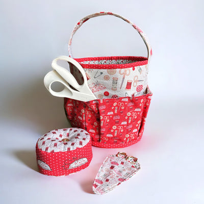 The Craft Storage Set - Redwork Sewing Kit