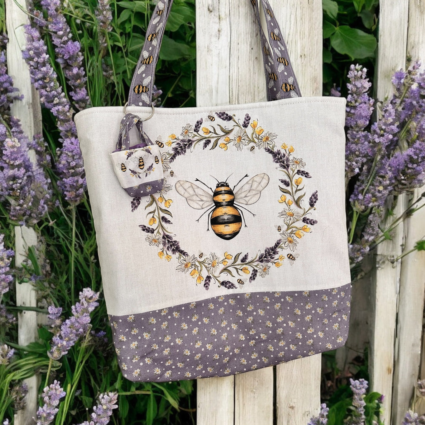 The Totally Tote - Lavender Bee Sewing Kit
