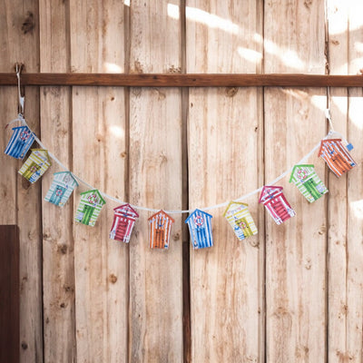 Beach Hut Bunting Sewing Kit