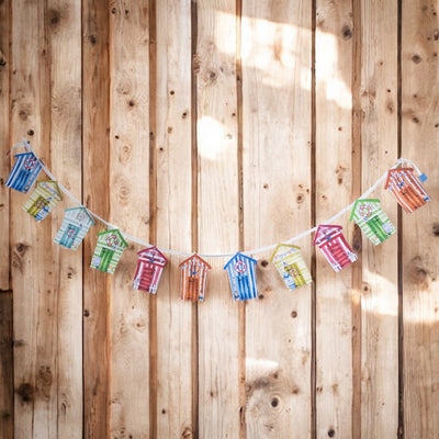 Beach Hut Bunting Sewing Kit