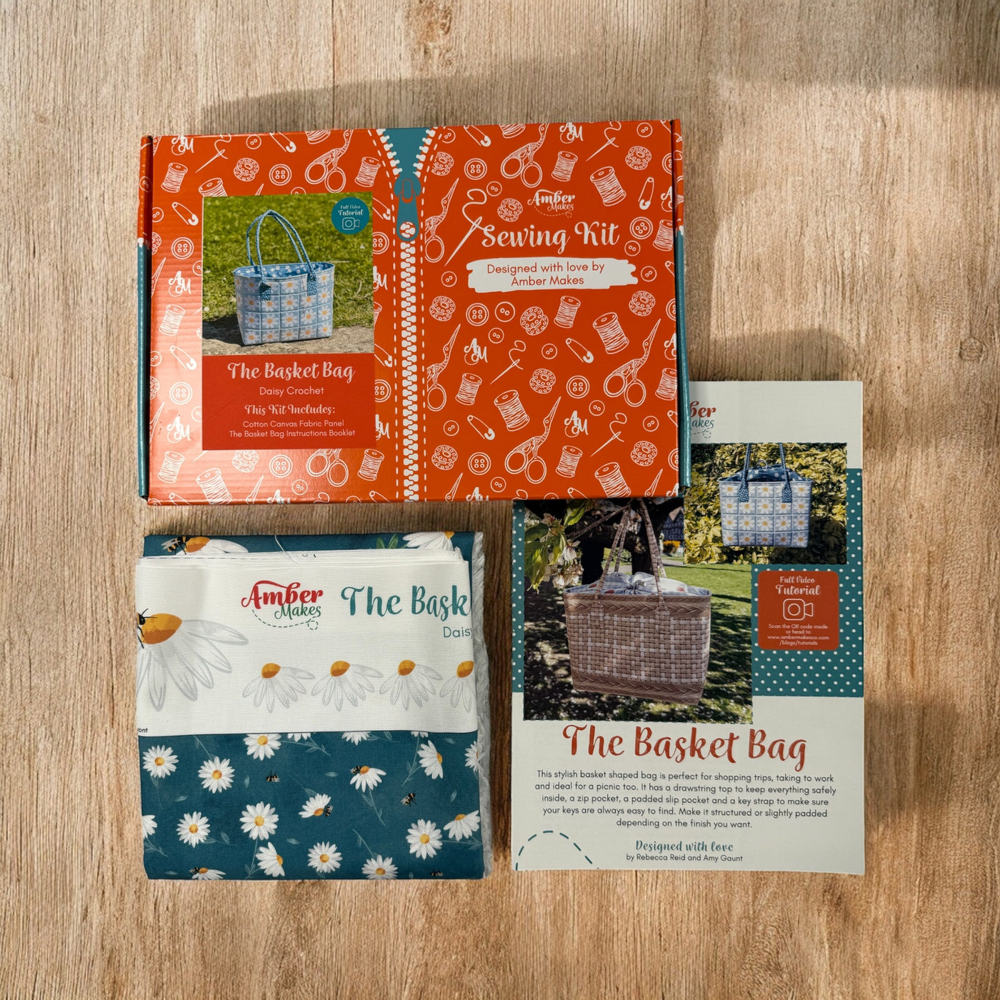 The Basket Bag - Daisy Crochet Sewing Kit