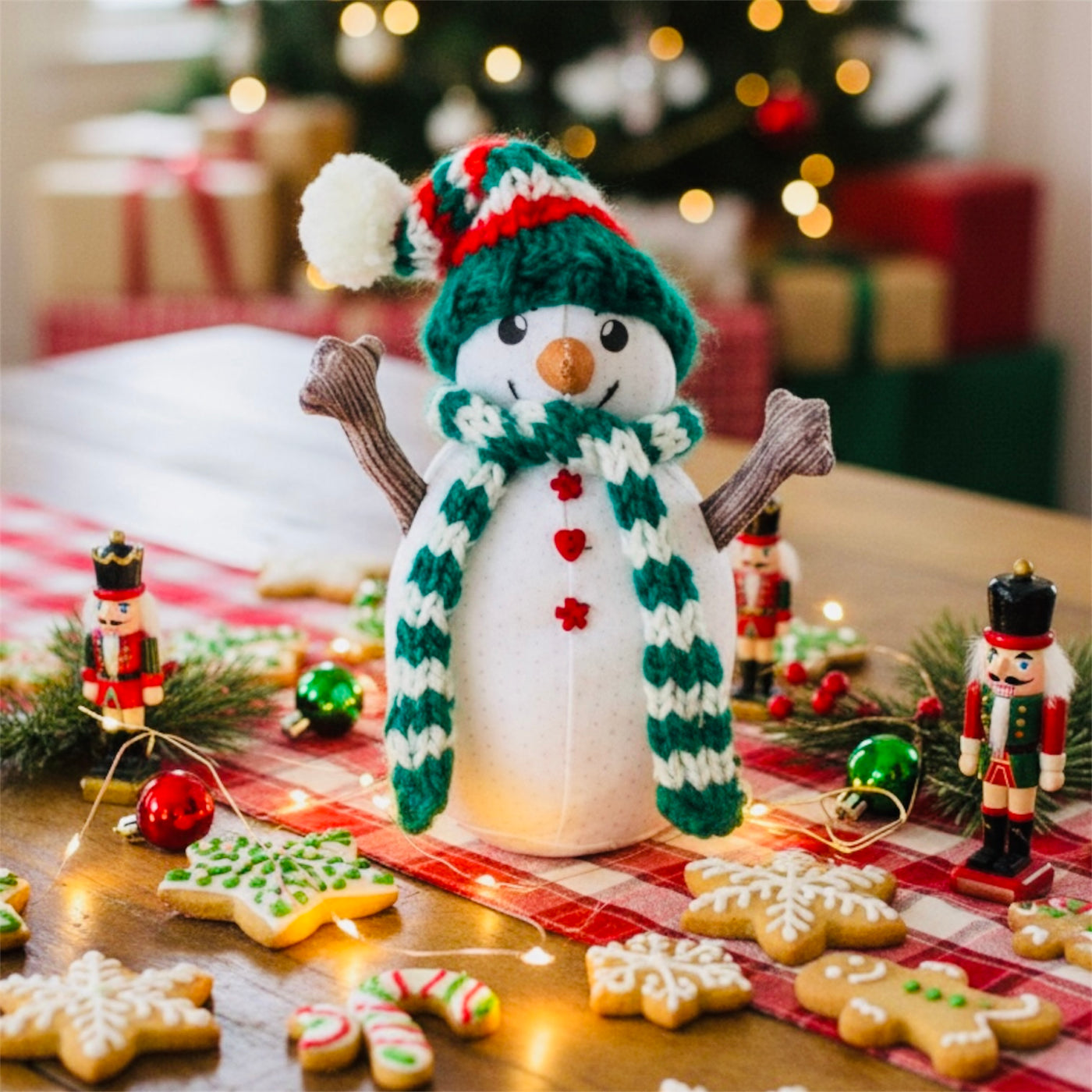 The Snowman Family Sewing Kit