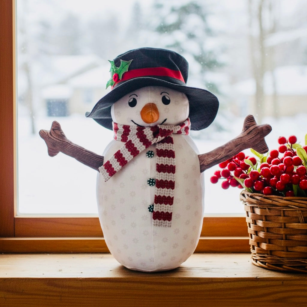 The Snowman Family Sewing Kit