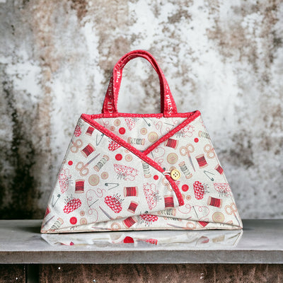 The Iron Carrymat -  Redwork Sewing Kit