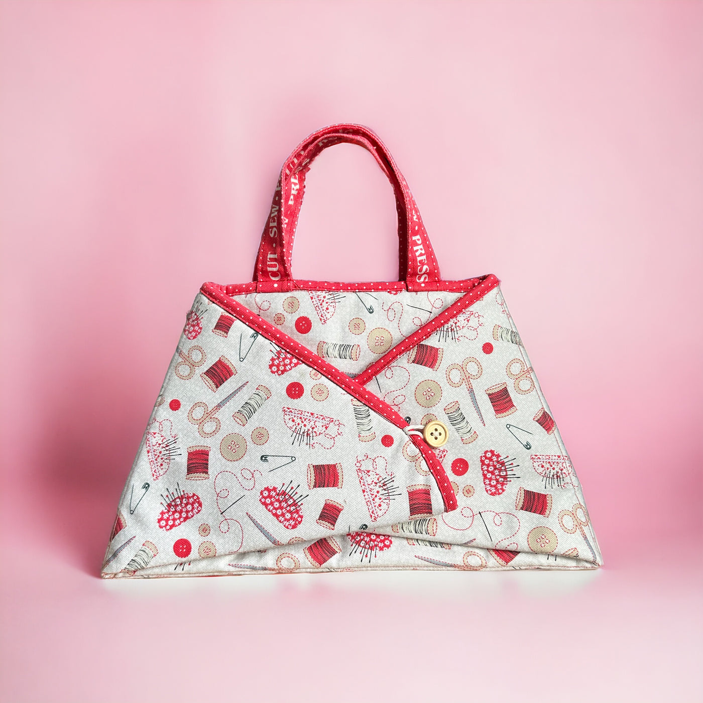 The Iron Carrymat -  Redwork Sewing Kit