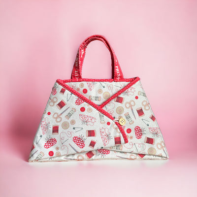 The Iron Carrymat -  Redwork Sewing Kit