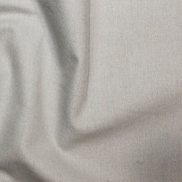 Rose And Hubble Plain Cotton Fabric - Silver 0.5m