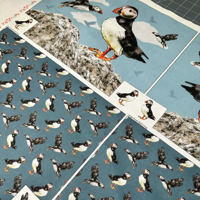 The Pretty Useful Pouch Set - Sea Birds Sewing Kit