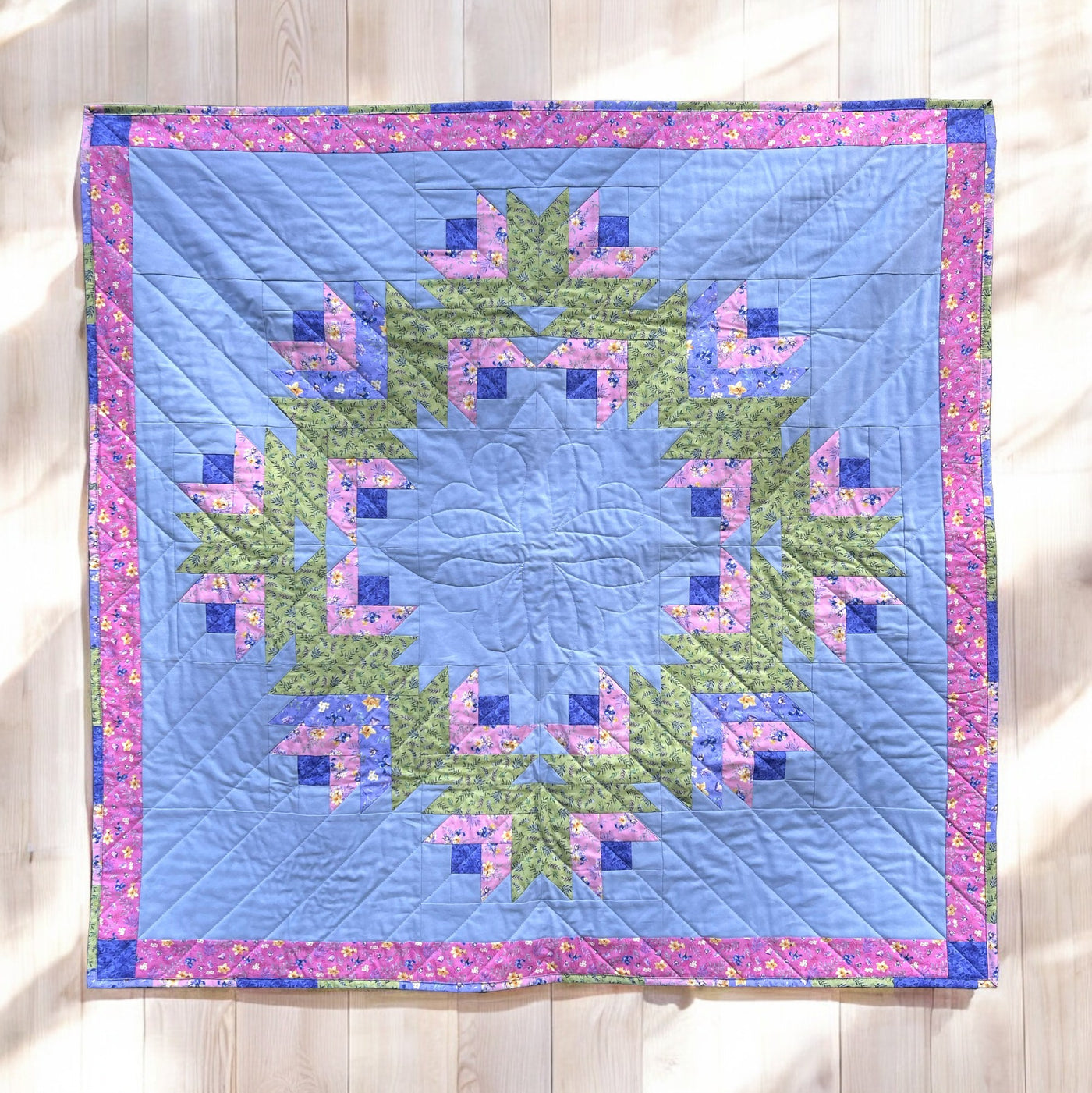 Spring Wreath Quilt Pattern – PDF