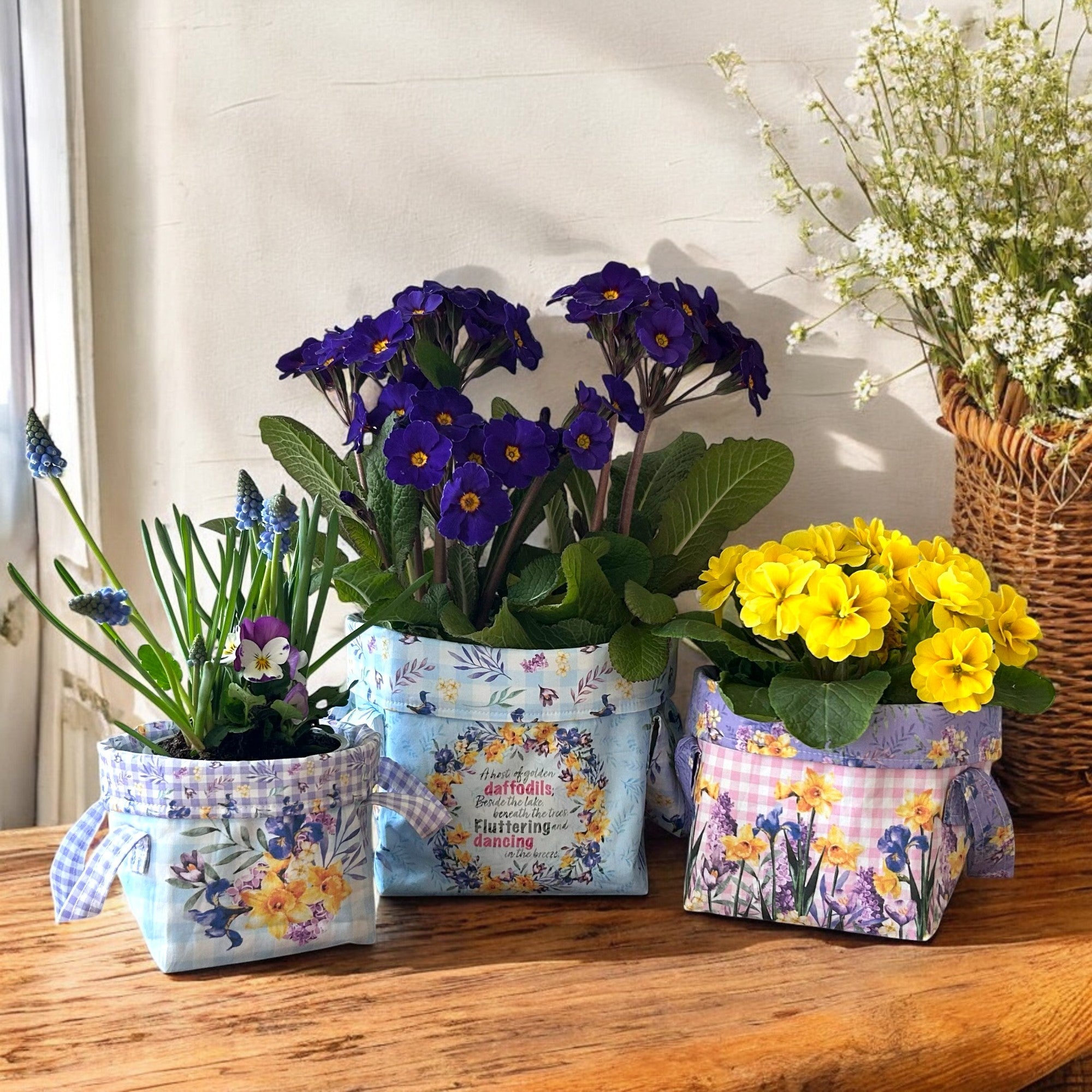 A Trio of Storage Baskets - Celebrate Spring Sewing Kit – Amber Makes