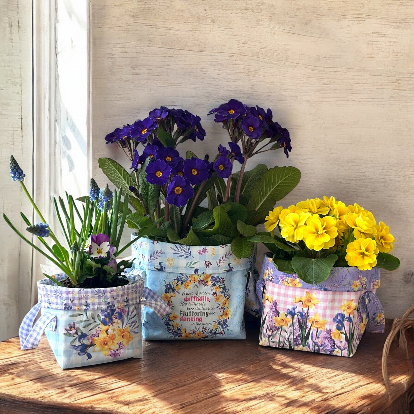A Trio of Storage Baskets - Celebrate Spring Sewing Kit