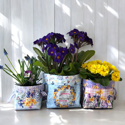A Trio of Storage Baskets - Celebrate Spring Sewing Kit
