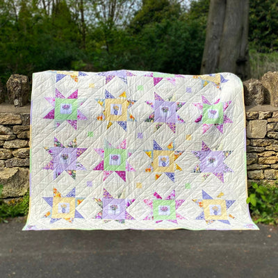 Just Charming - Starflower Quilt pattern - PDF