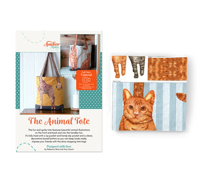 The Animal Tote - Cats Sewing Kit
