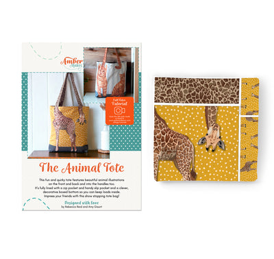 The Animal Tote - Giraffe Sewing Kit