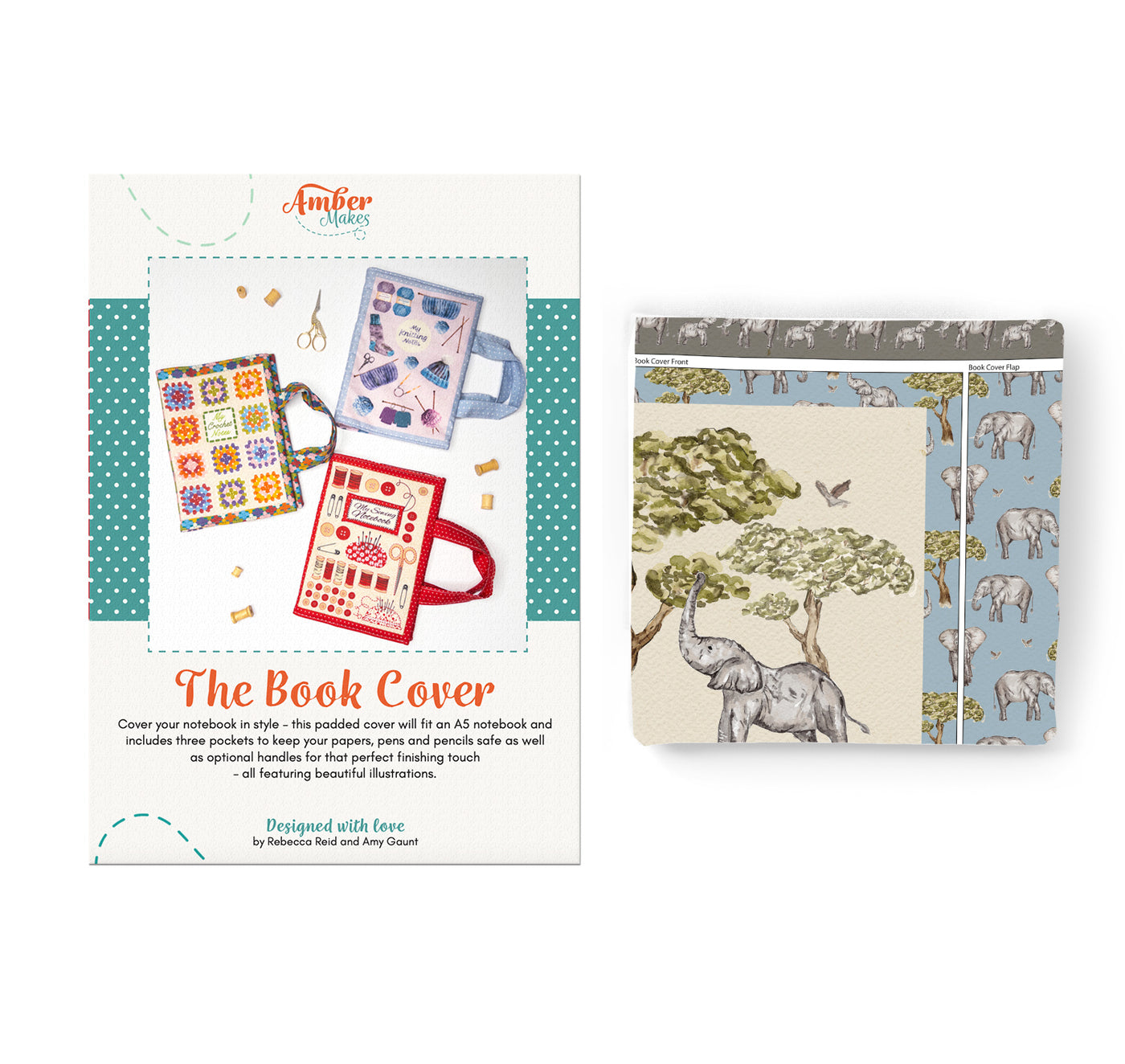 The Book Cover – Elephants Sewing Kit