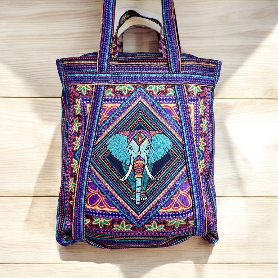 The John Bag - Embroidered Elephant Sewing Kit