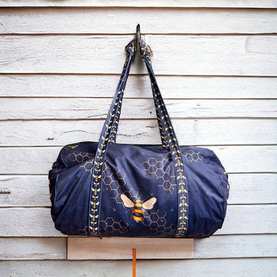 The Velvet Weekender Bag - Busy Bees Sewing Kit