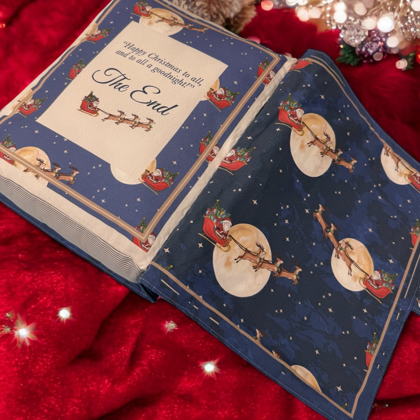 Book Cushion- Night Before Christmas Sewing Kit