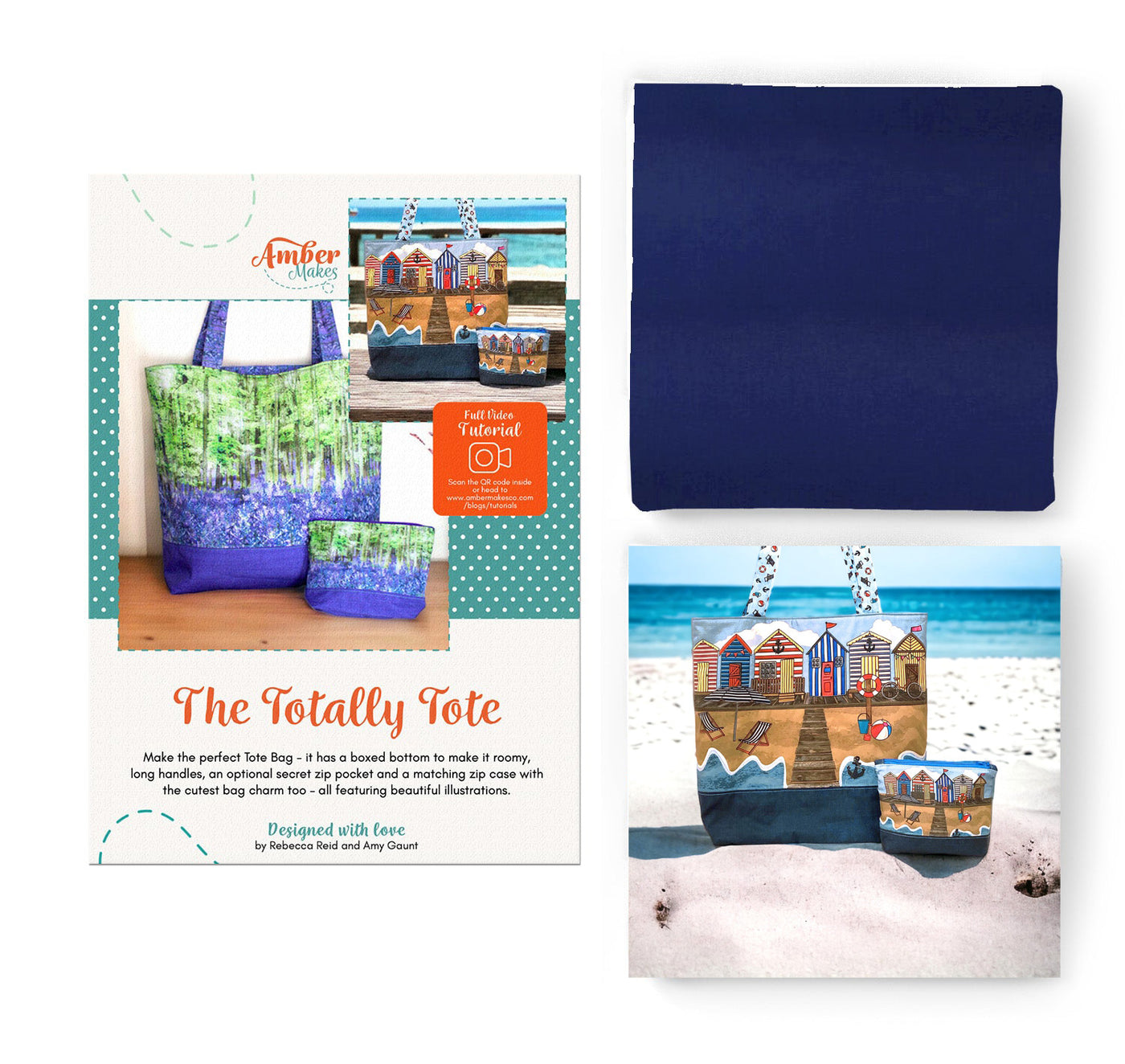 The Totally Tote - Beach Huts Sewing Kit