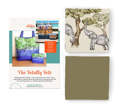 The Totally Tote - Elephants Sewing Kit