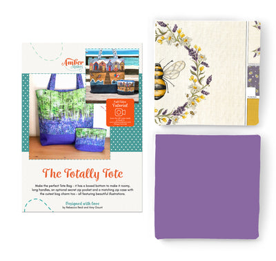 The Totally Tote - Lavender Bee Sewing Kit