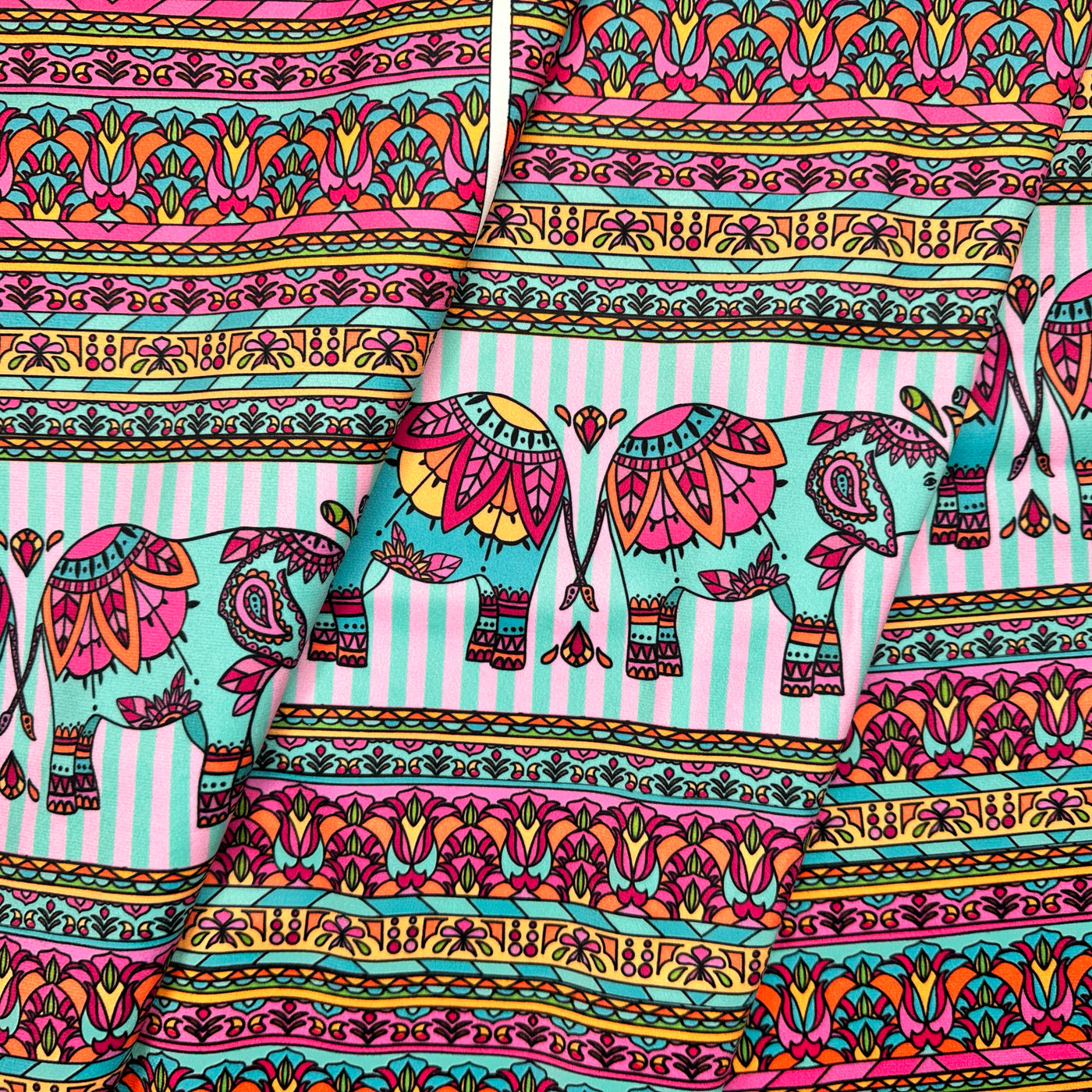 The Velvet Weekender Bag - Indian Elephants Sewing Kit