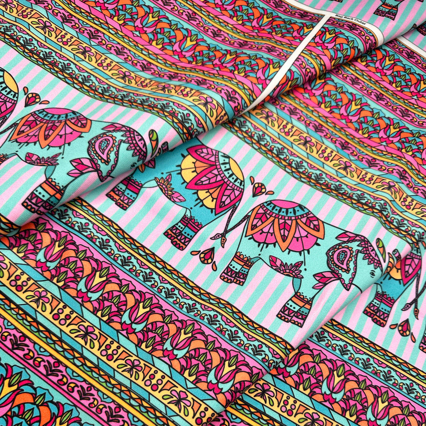The Velvet Weekender Bag - Indian Elephants Sewing Kit