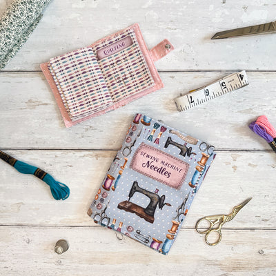 Sewing machine and hand sewing needlecase