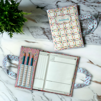 The Book Cover – Double Wedding Ring Quilt Sewing Kit