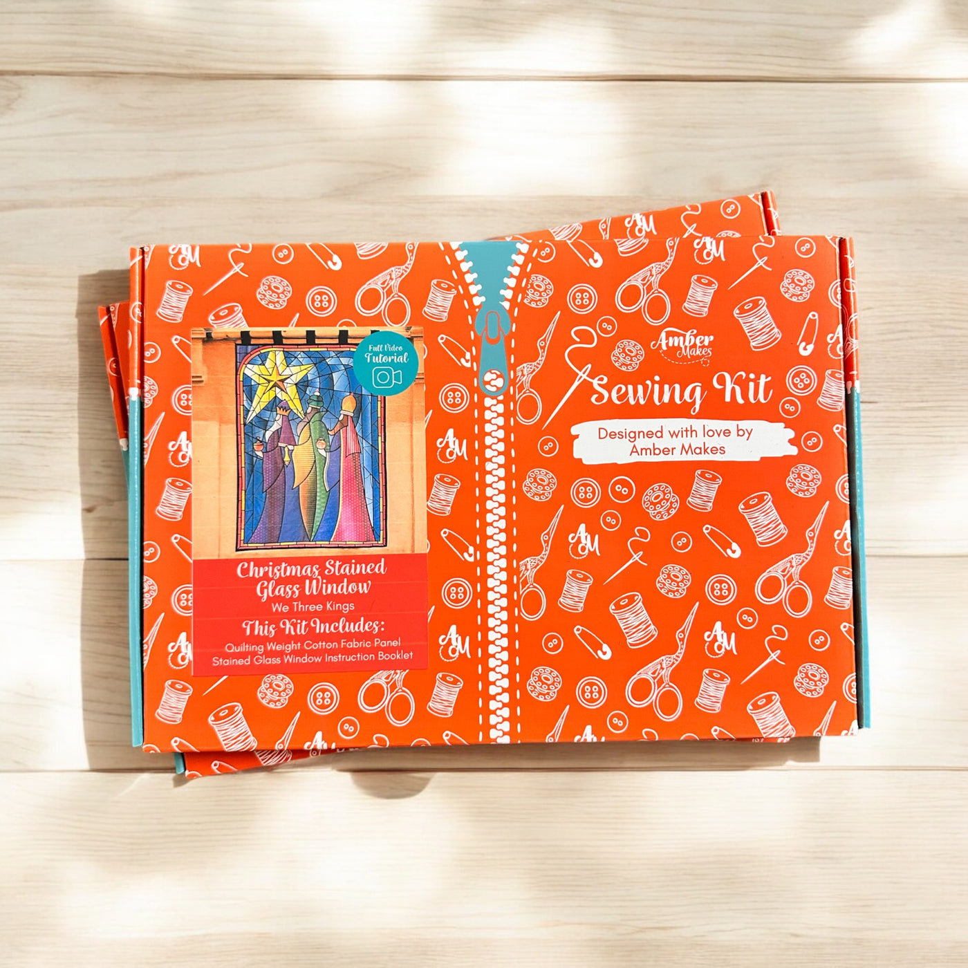 Stained Glass Window - We Three Kings Sewing Kit