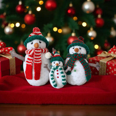 The Snowman Family Sewing Kit